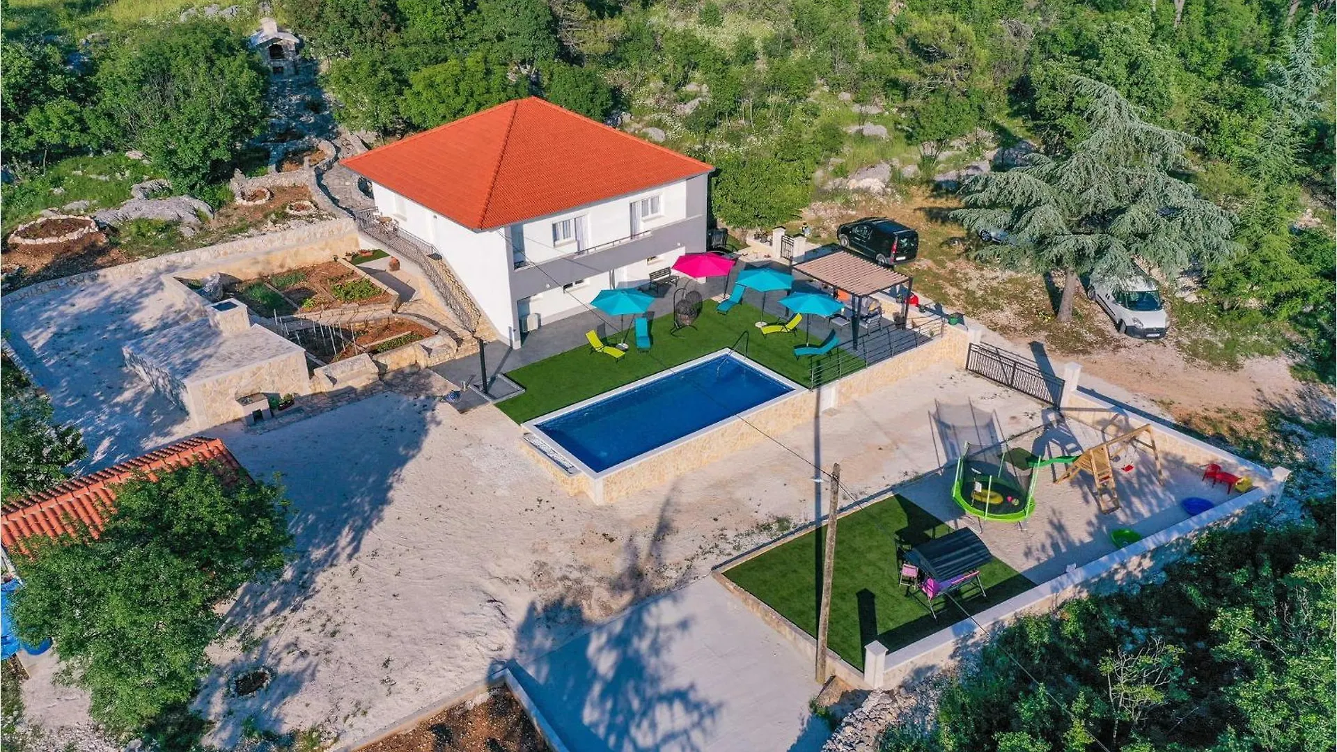4 Bedroom Beautiful Home In Prgomet Labin  0*, Labin (Dalmatia)